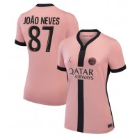 Paris Saint-Germain Joao Neves #87 Replica Third Shirt Ladies 2024-25 Short Sleeve